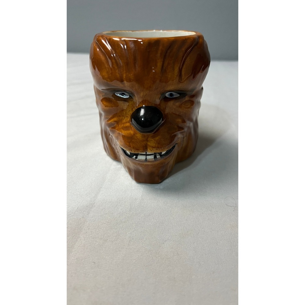 Star Wars Chewbacca Sculpted Ceramic Coffee Mug Zak Designs 3D Wookiee Brown